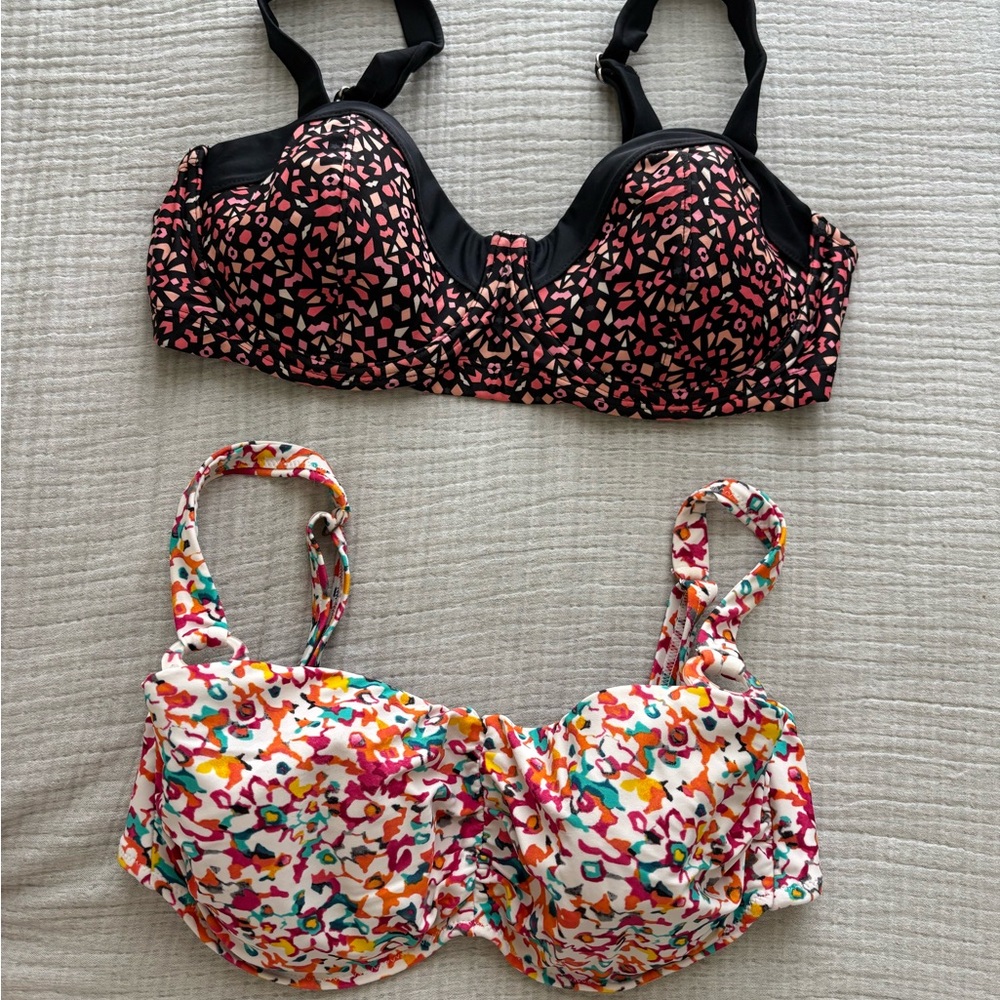 34D Swimsuit Tops with Underwire. Ava and Viv, Profile Brands